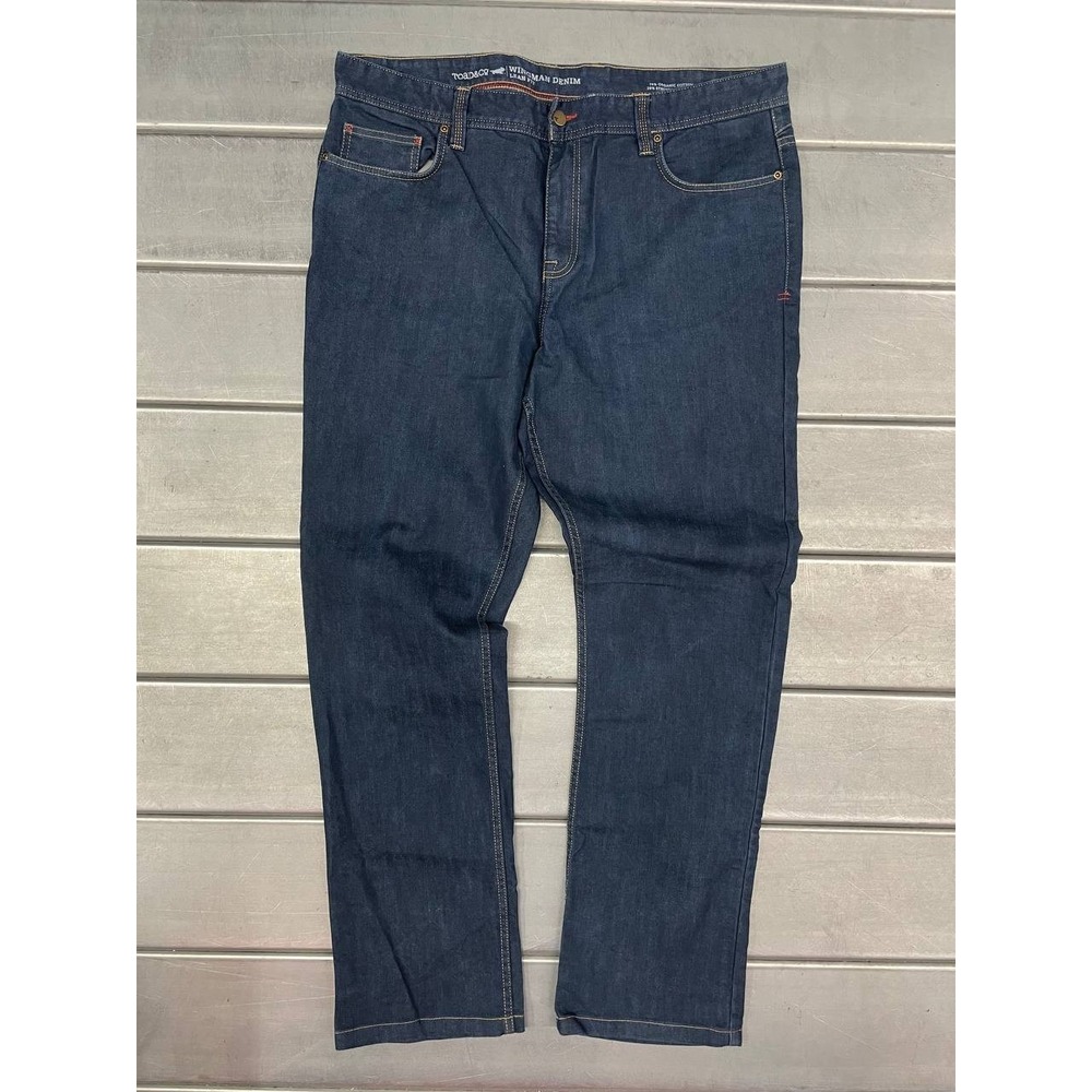 Toad & Co Wingman Denim‎ Lean Fit Jeans Mens 38x32 Blue Dark Wash Denim